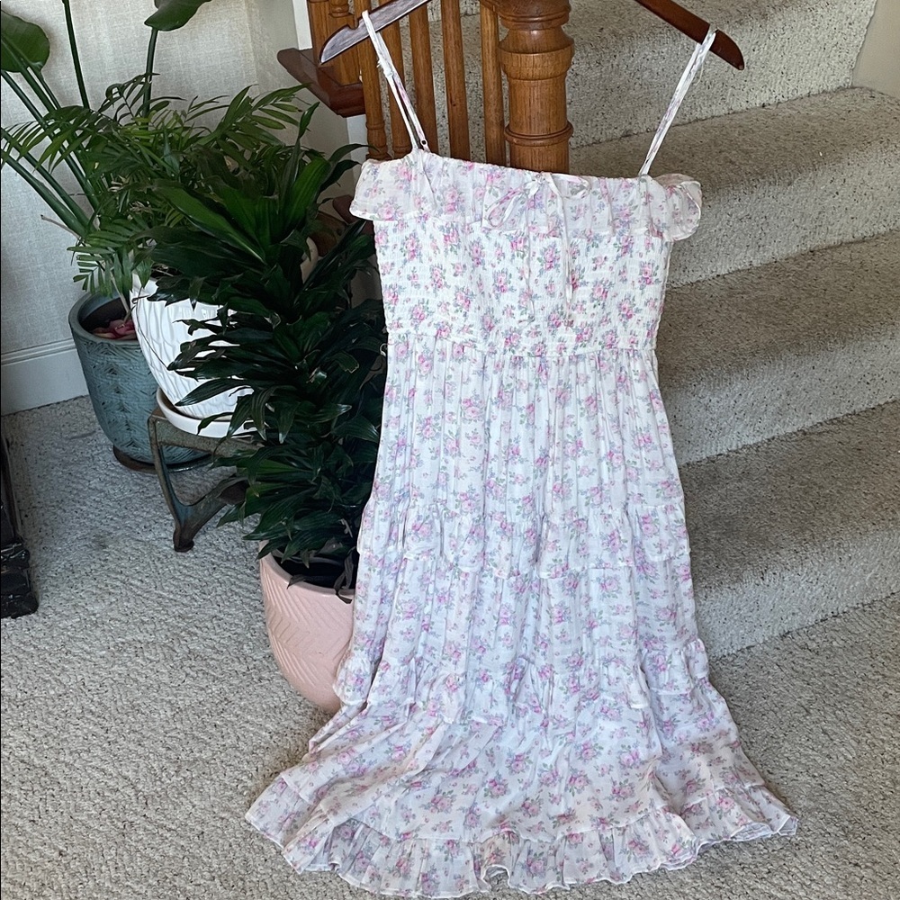 Altard State Floral Tiered Garden Party Dress